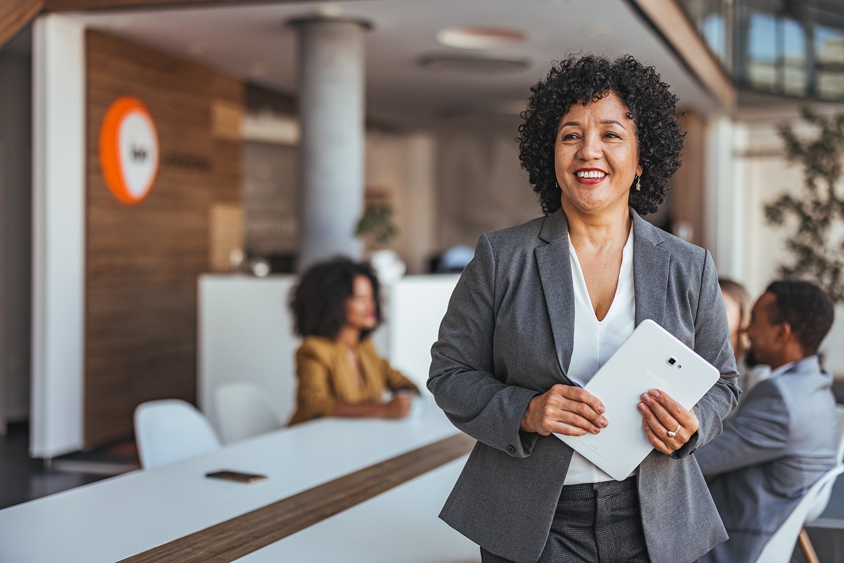 female executive in the wor