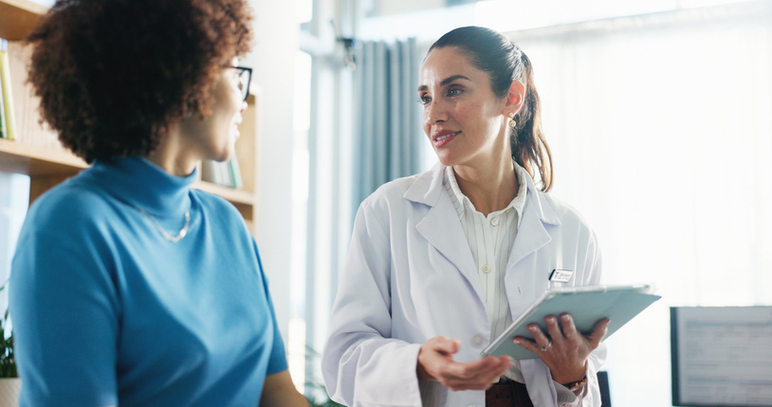 provider with her patient