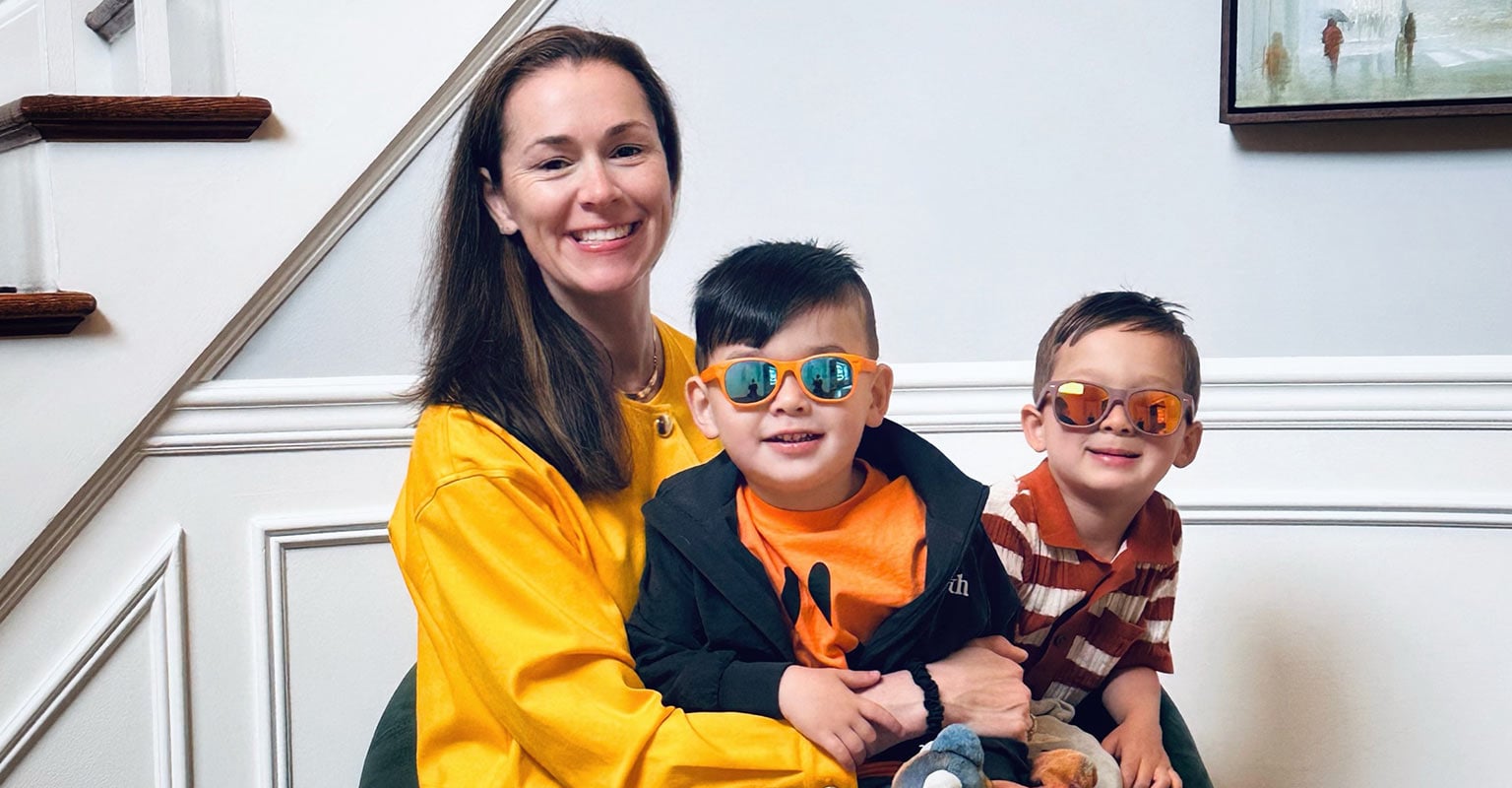 Progyny CHRO Cassandra Pratt with her sons