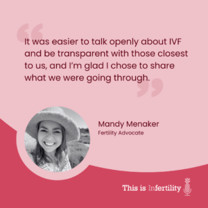 Episode 192: The Importance of Celebrating Small Wins: Mandy’s IVF Journey