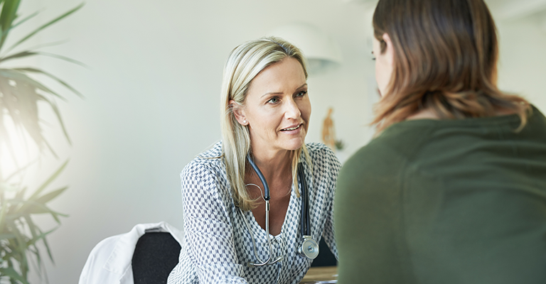woman talking with her friend