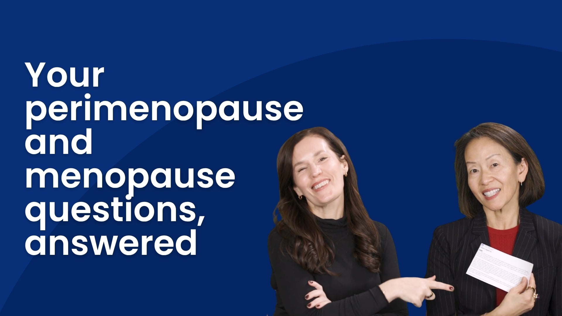 Your perimenopause and menopause questions, answered