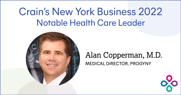 Alan Copperman, MD, Progyny's medical director, is Crain's New York Business 2022 Notable Health Care Leader