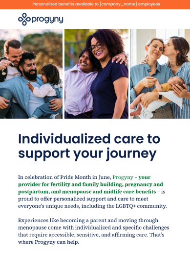 Pride month flyer email