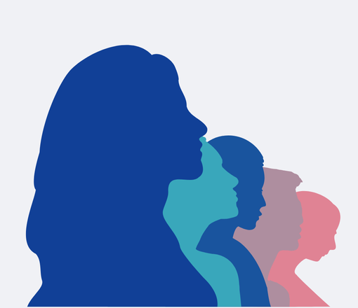 Silhouette of women
