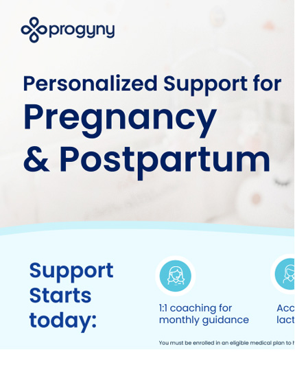 pregnancy and postpartum digital screen