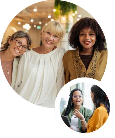 images of happy women