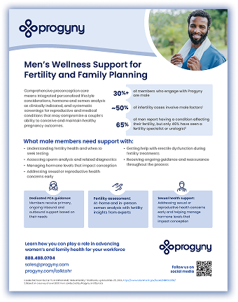 Men's health one-pager