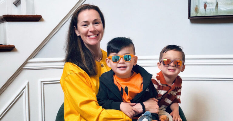 Cassandra Pratt and her two Progyny babies