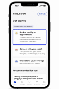 screenshot of Progyny App