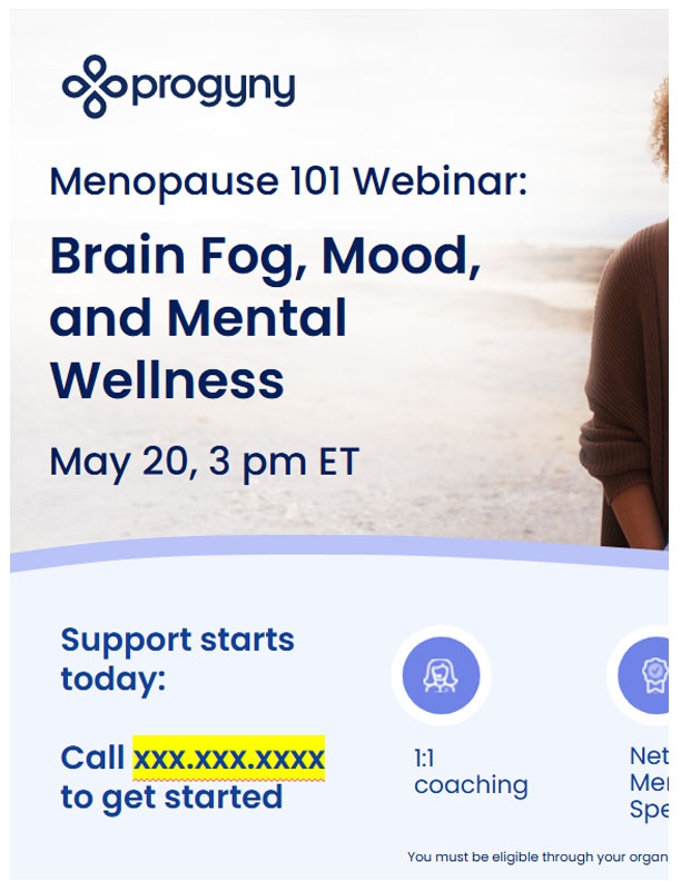May 20 - Menopause 101 Webinar