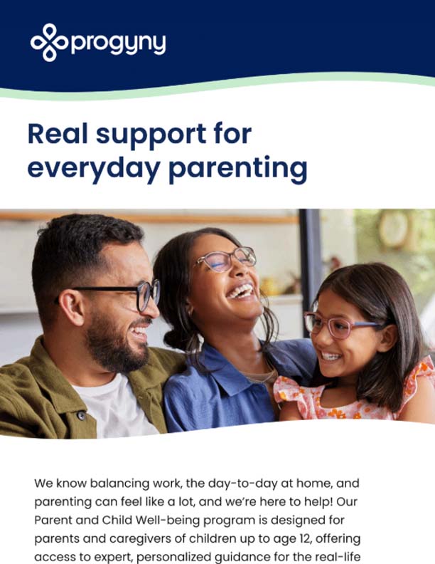 Parenting email screenshot