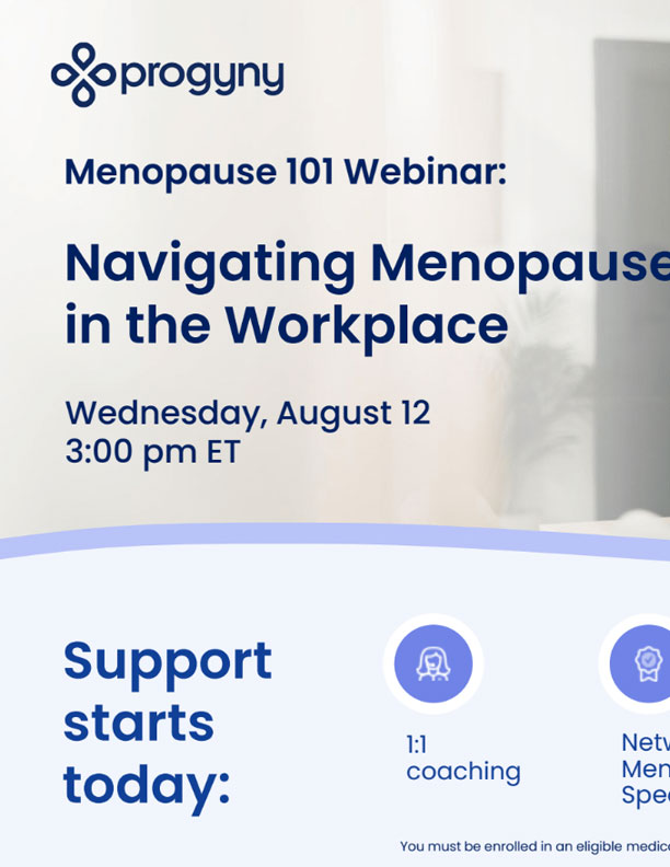 Menopause 101 Webinar - Navigating Menopause in the Workplace - Wed Aug 12