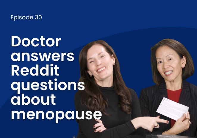 Doctor answers menopause Reddit questions