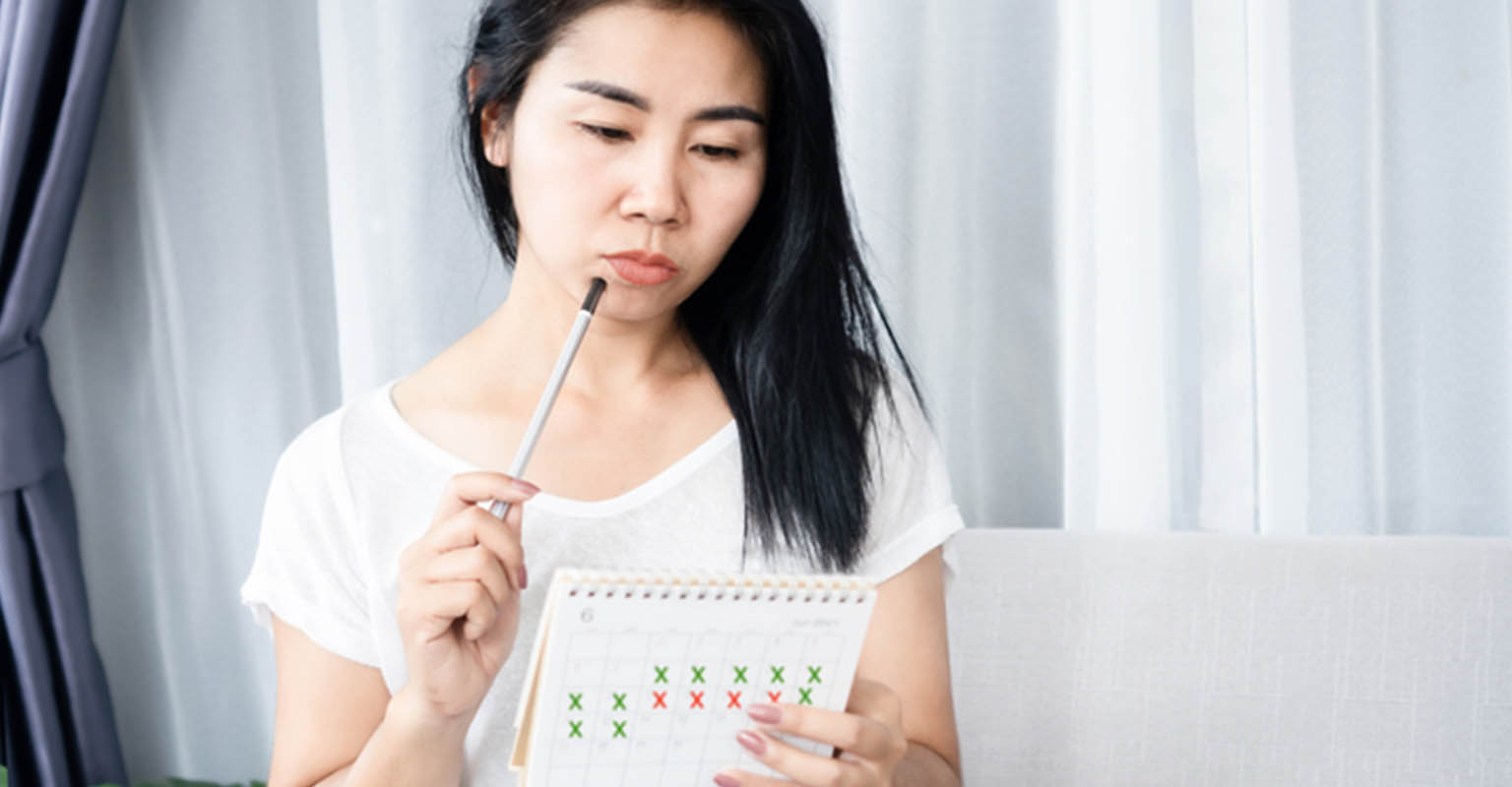How will my period change during perimenopause?